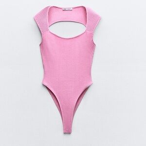 New Zara pink bodysuit